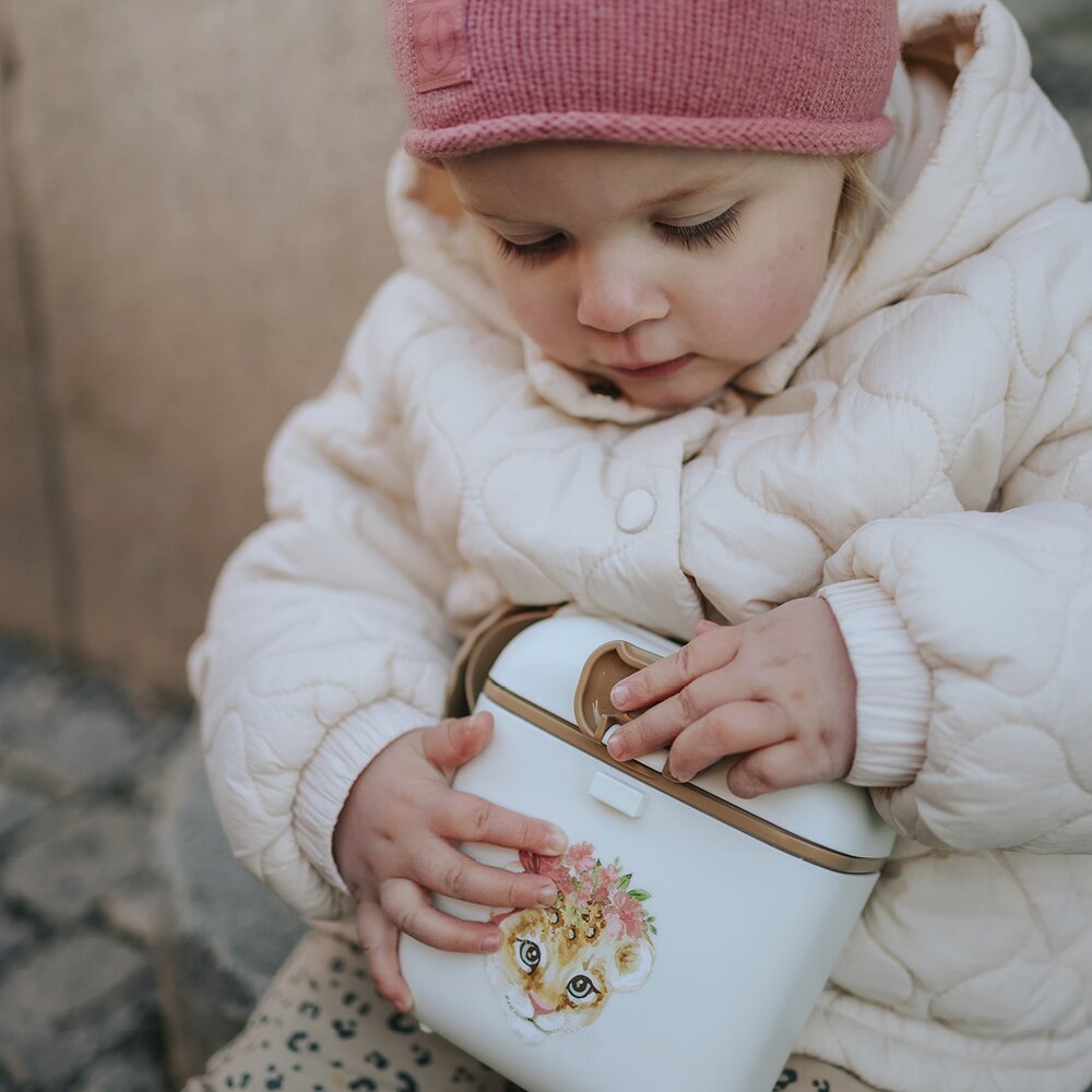 Lunch & Snack box Rosy Bow Leo Lunch & Snack box Rosy Bow Leo