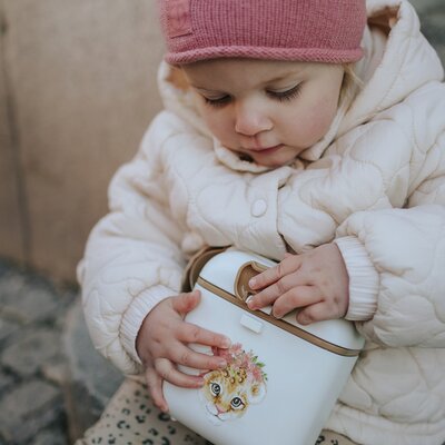 Lunch & Snack box Rosy Bow Leo Lunch & Snack box Rosy Bow Leo