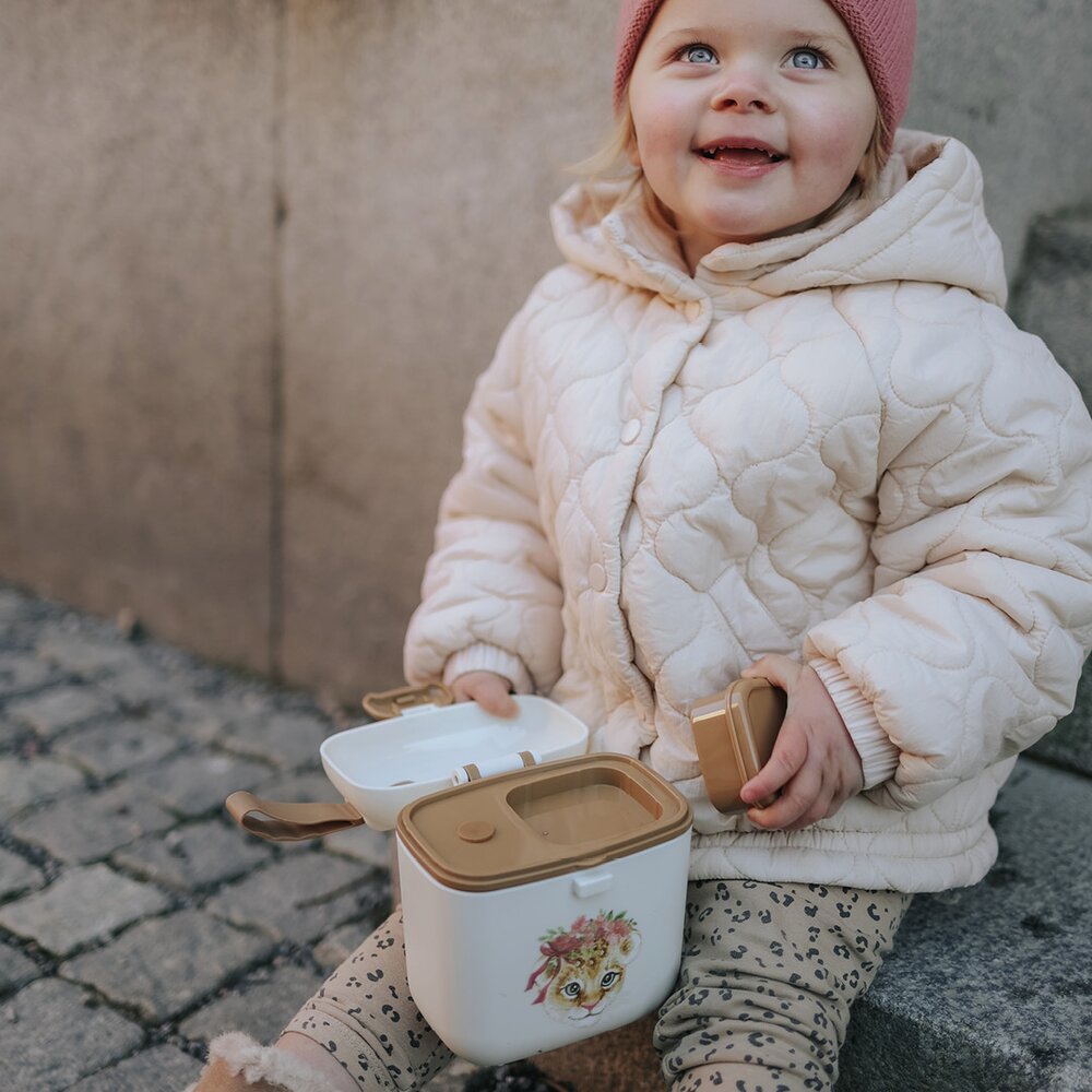 Lunch & Snack box Rosy Bow Leo Lunch & Snack box Rosy Bow Leo