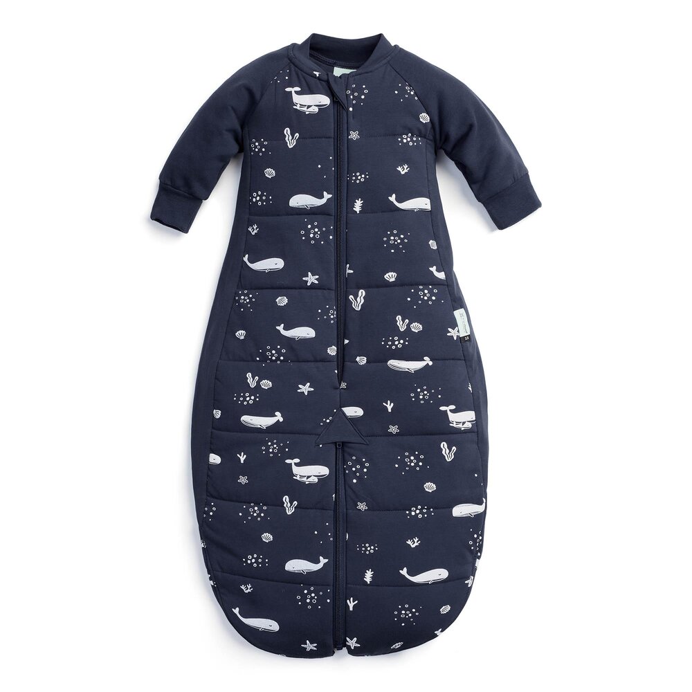 Jersey Sleepsuit Slaapzak met mouwen Tog 2,5 Whale