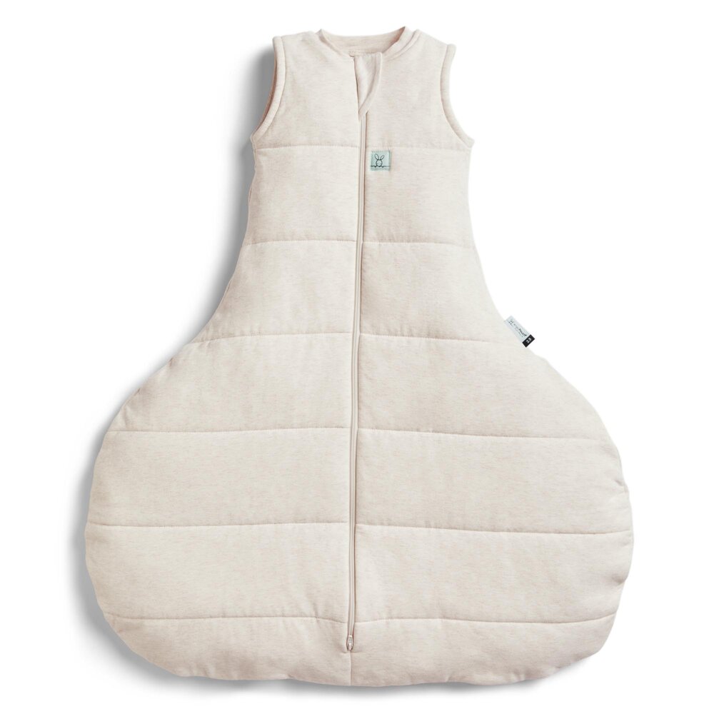 Jersey Heup Dysplasie Slaapzak Tog 2,5 Oatmeal Marle Jersey Heup Dysplasie Slaapzak Tog 2,5 Oatmeal Marle
