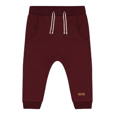 HCGeorgey Solid Brushed Jogging Trousers Red Chocolate