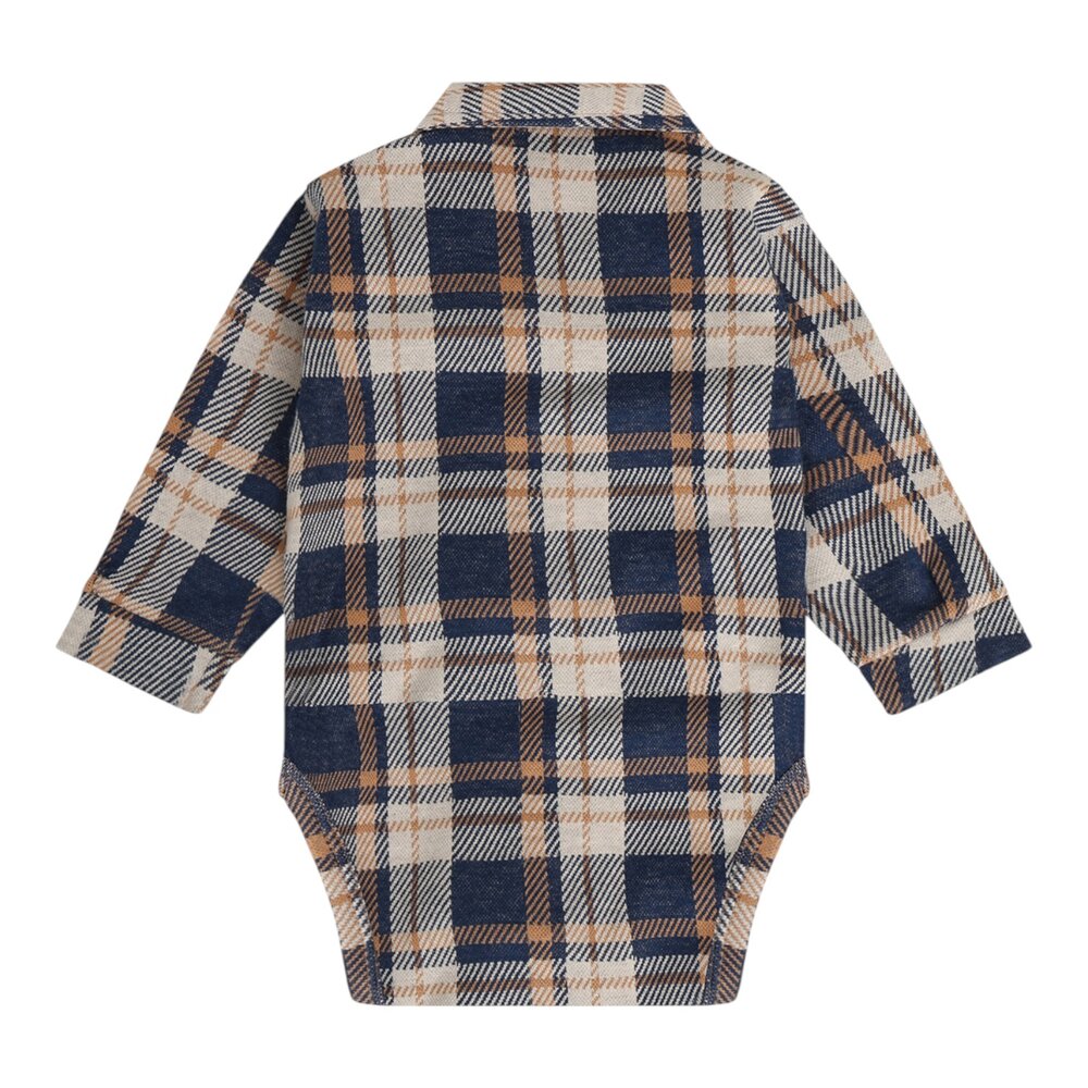 HCBoye Lumberjack Bodystocking Shirt Blues