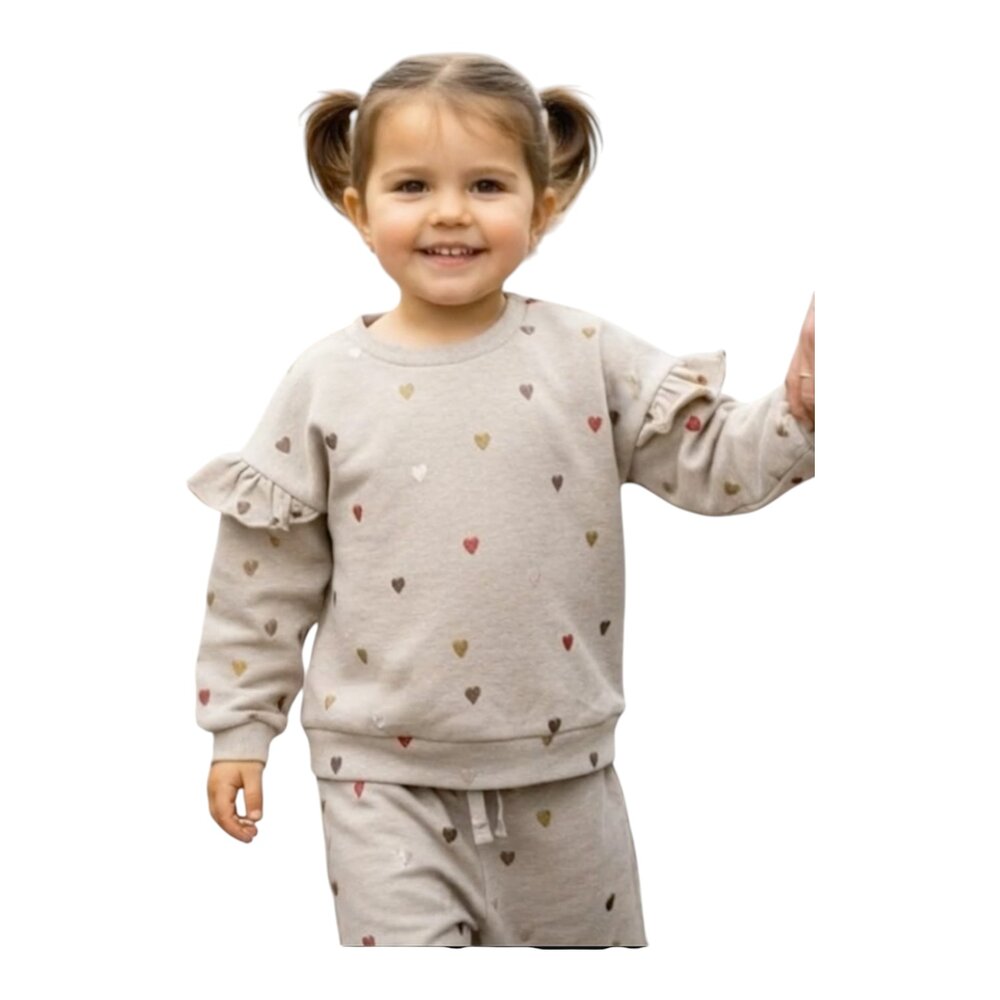 HCSicillia  Heartbeat Sweatshirt Biscuit