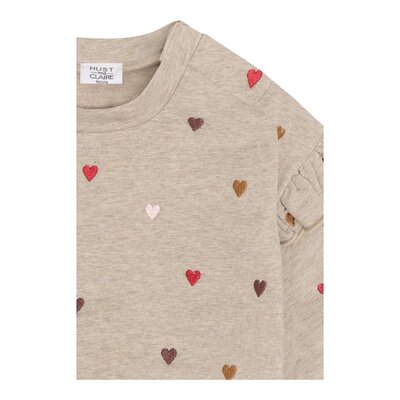 HCSicillia  Heartbeat Sweatshirt Biscuit