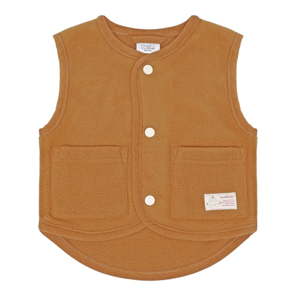 HCFleece Vest Waistcoat Chipmunk