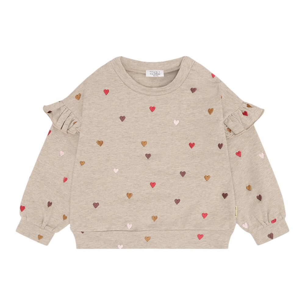 HCSicillia  Heartbeat Sweatshirt Biscuit