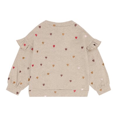 HCSicillia  Heartbeat Sweatshirt Biscuit
