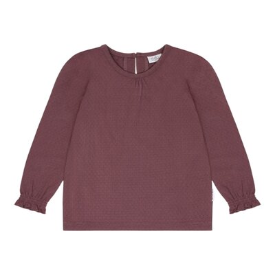 HCAlma solid T-shirt Lange mouwen Plum
