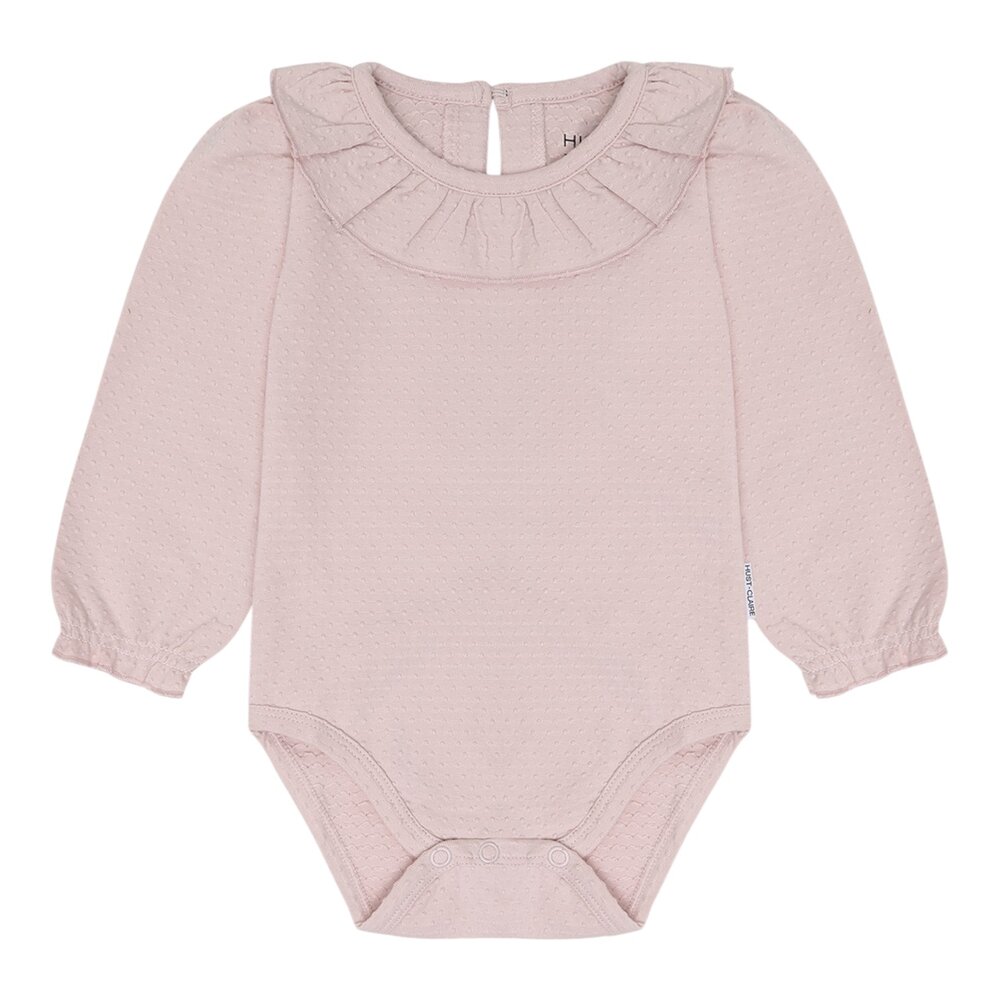 HCBritt frill Bodystocking Lange mouwen Hushed Pink