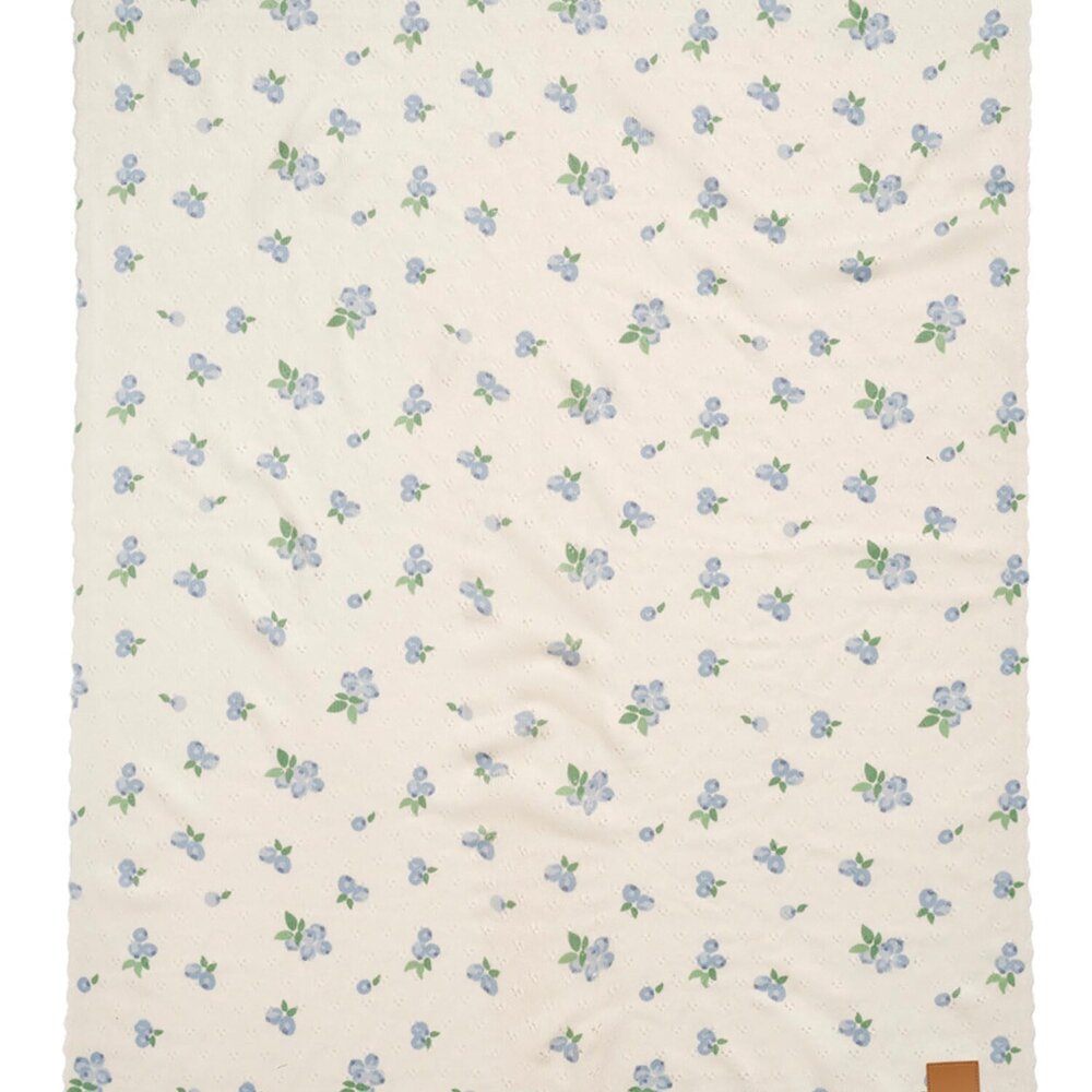 Pointelle Deken Blueberry Bliss