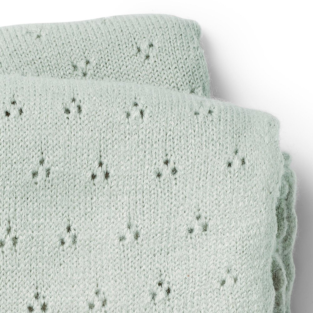 Pointelle Deken  Mineral Green -