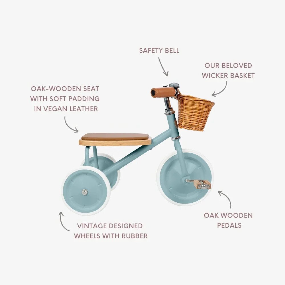 Trike Vintage Teal Trike Vintage Teal