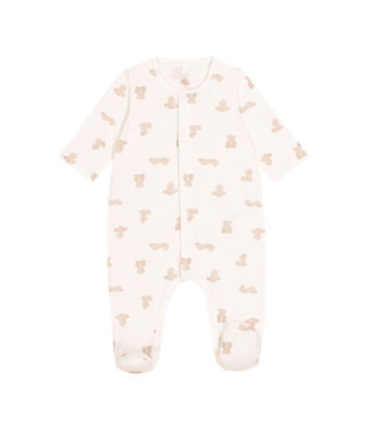 Babypakje met voetjes MARSHMALLOW/BRU Babypakje met voetjes MARSHMALLOW/BRU
