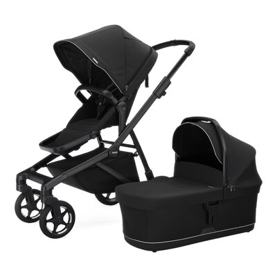 Sleek 2 + bassinet Black