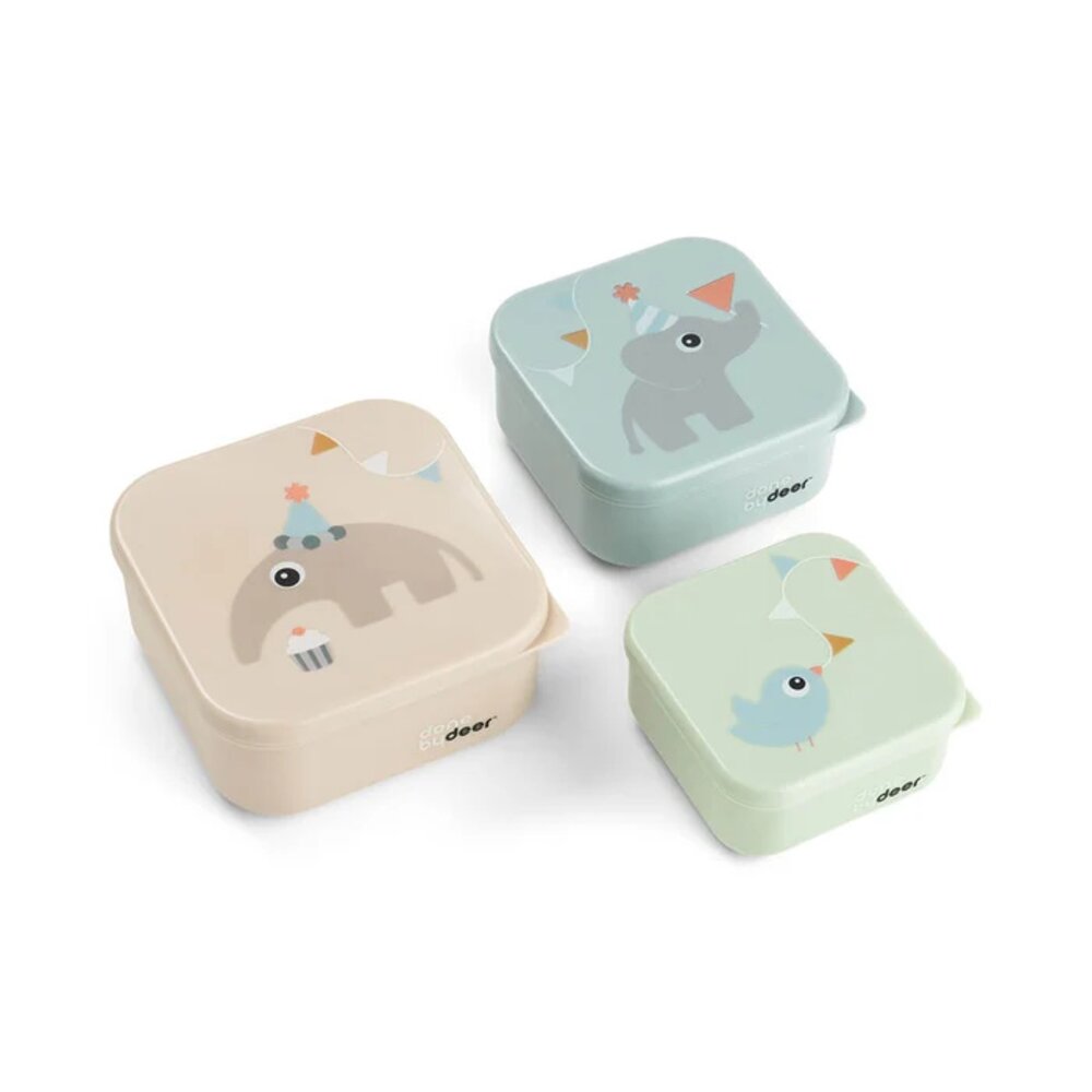 Snack box set 3 pcs Celebration Colour mix Snack box set 3 pcs Celebration Colour mix