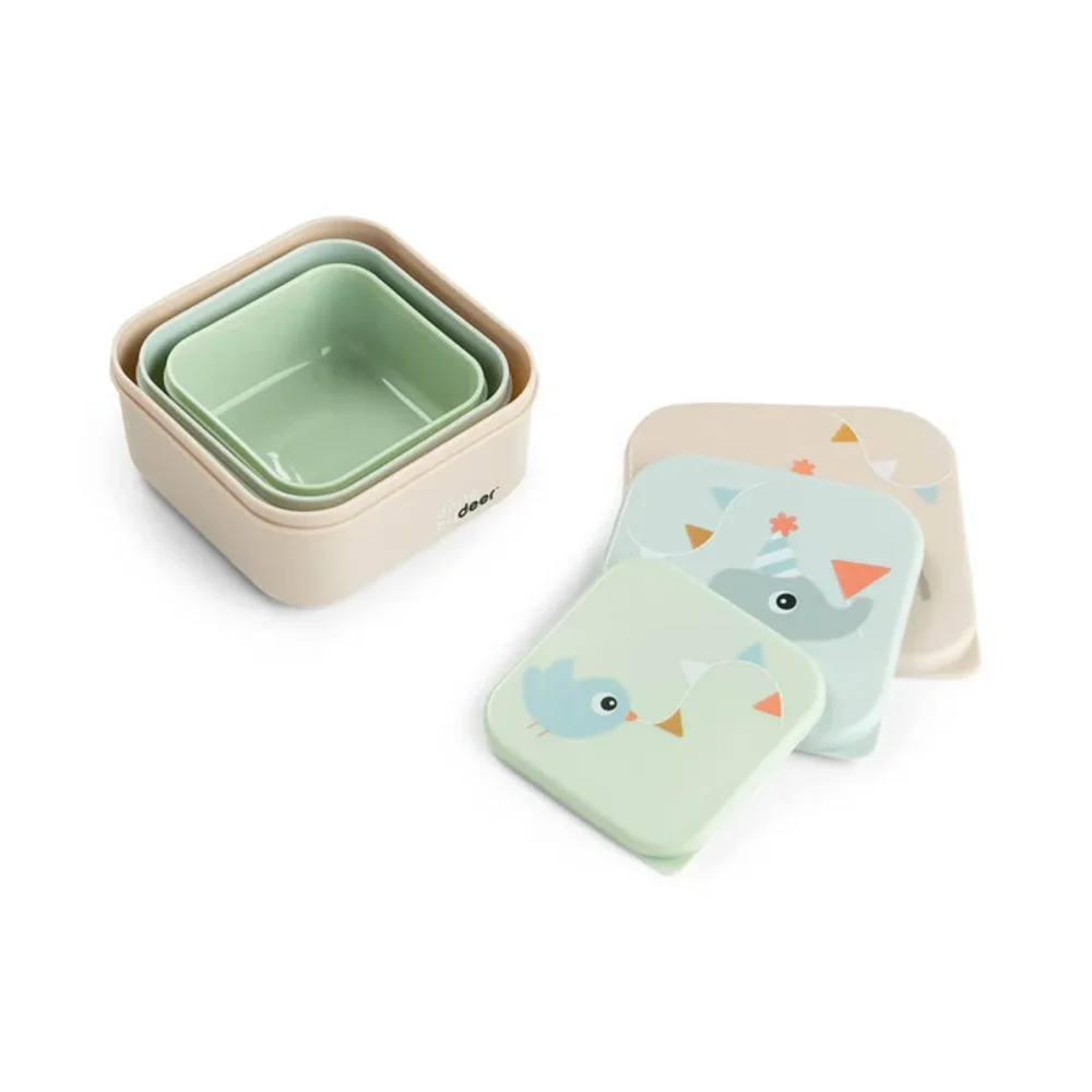 Snack box set 3 pcs Celebration Colour mix Snack box set 3 pcs Celebration Colour mix