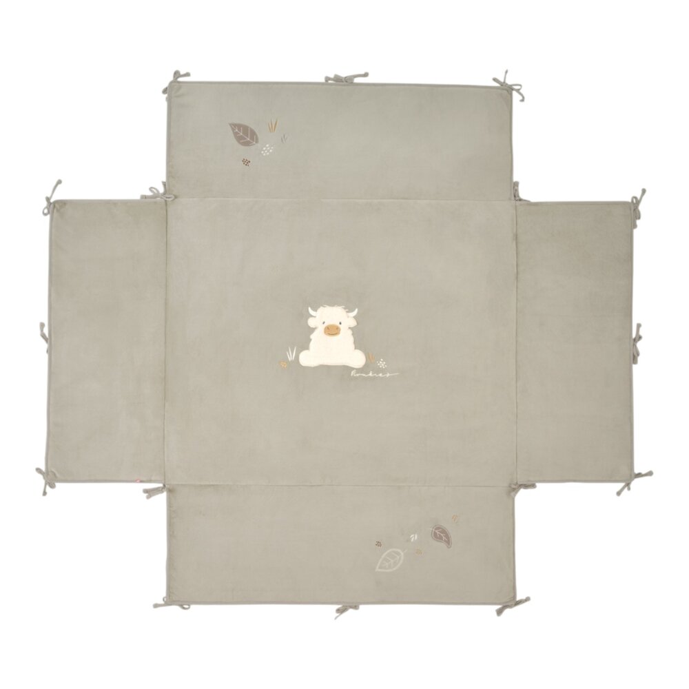 F&O PLAYPEN BASIN 75X95CM - VELOUDOUX Fluffy, Orso & Lily