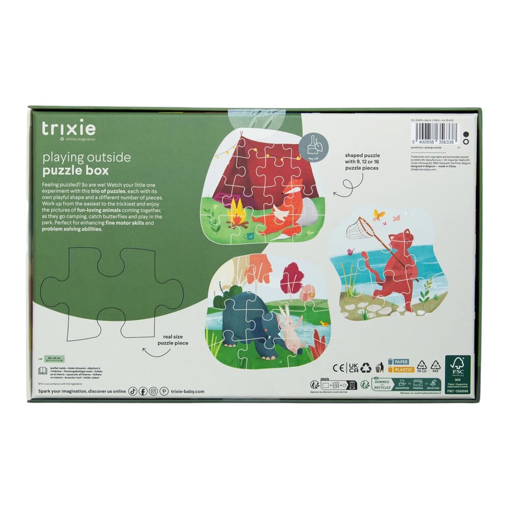 Vormenpuzzel Buiten spelen Vormenpuzzel Buiten spelen