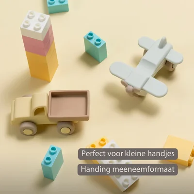 Set vrachtwagen + vliegtuig mix -