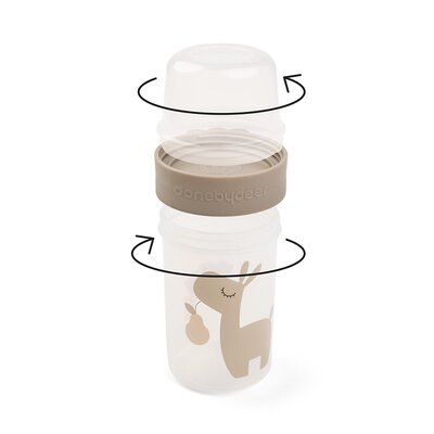 To go 2-way snack container Lalee Sand To go 2-way snack container Lalee Sand