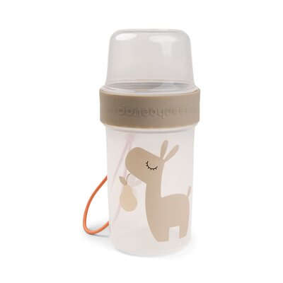 To go 2-way snack container Lalee Sand To go 2-way snack container Lalee Sand