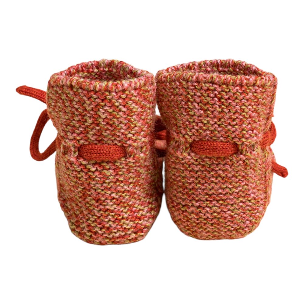 original booties happy melange red original booties happy melange red