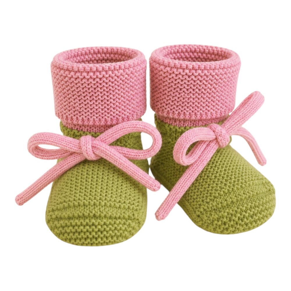 original booties lime pop/cotton original booties lime pop/cotton