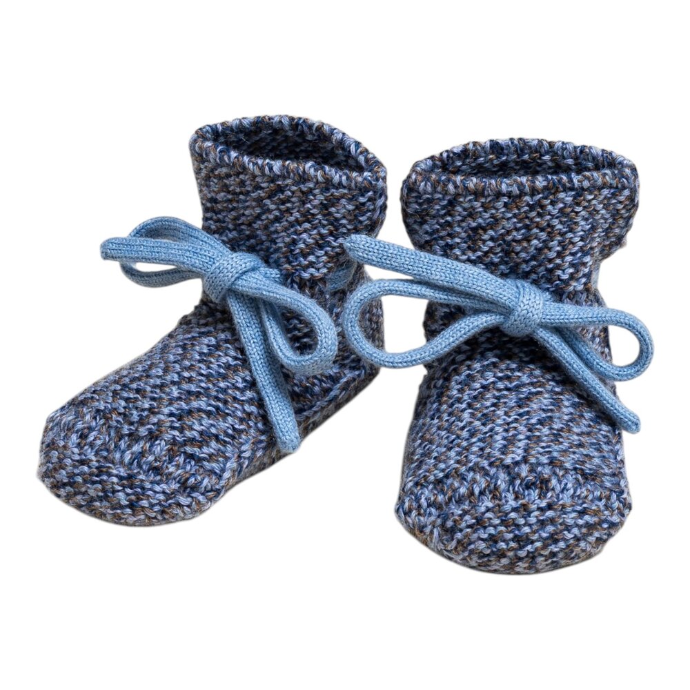 original booties happy melange blue original booties happy melange blue