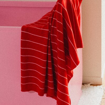 Dekentje Harry red+cotton cand