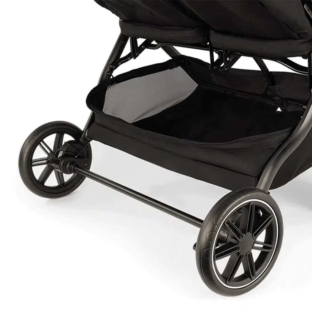 Kinderwagen TRVL DUBL W/RC (leather color Chocolate) Caviar