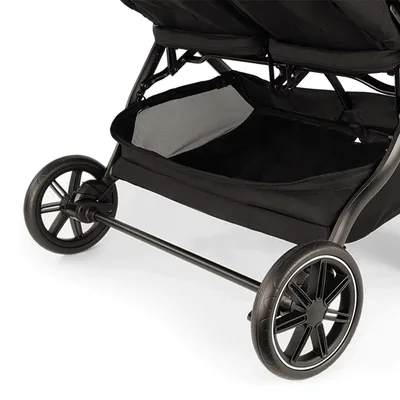 Kinderwagen TRVL DUBL W/RC (leather color Chocolate) Caviar