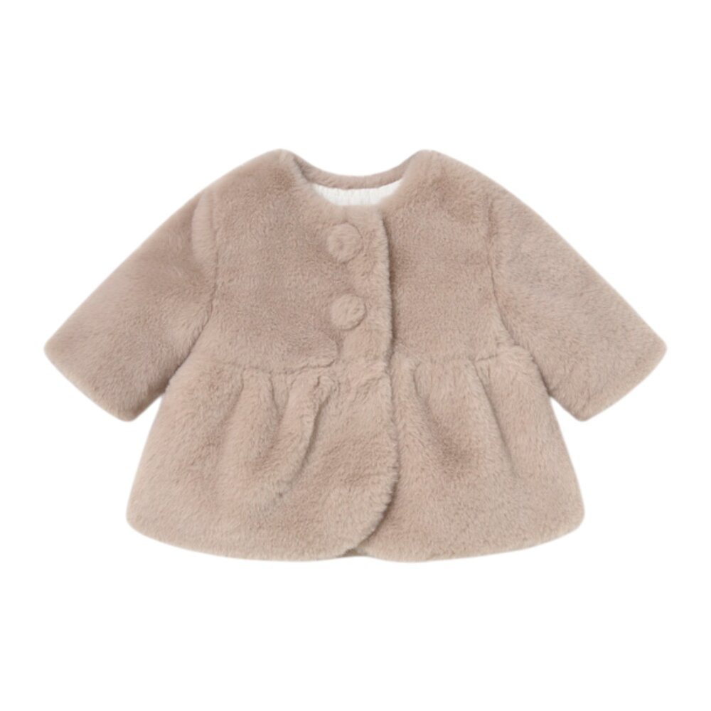 Fur coat Mocha
