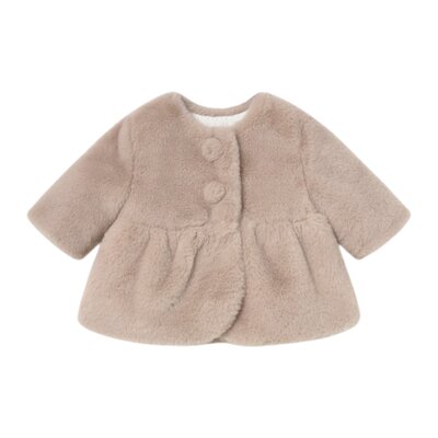 Fur coat Mocha