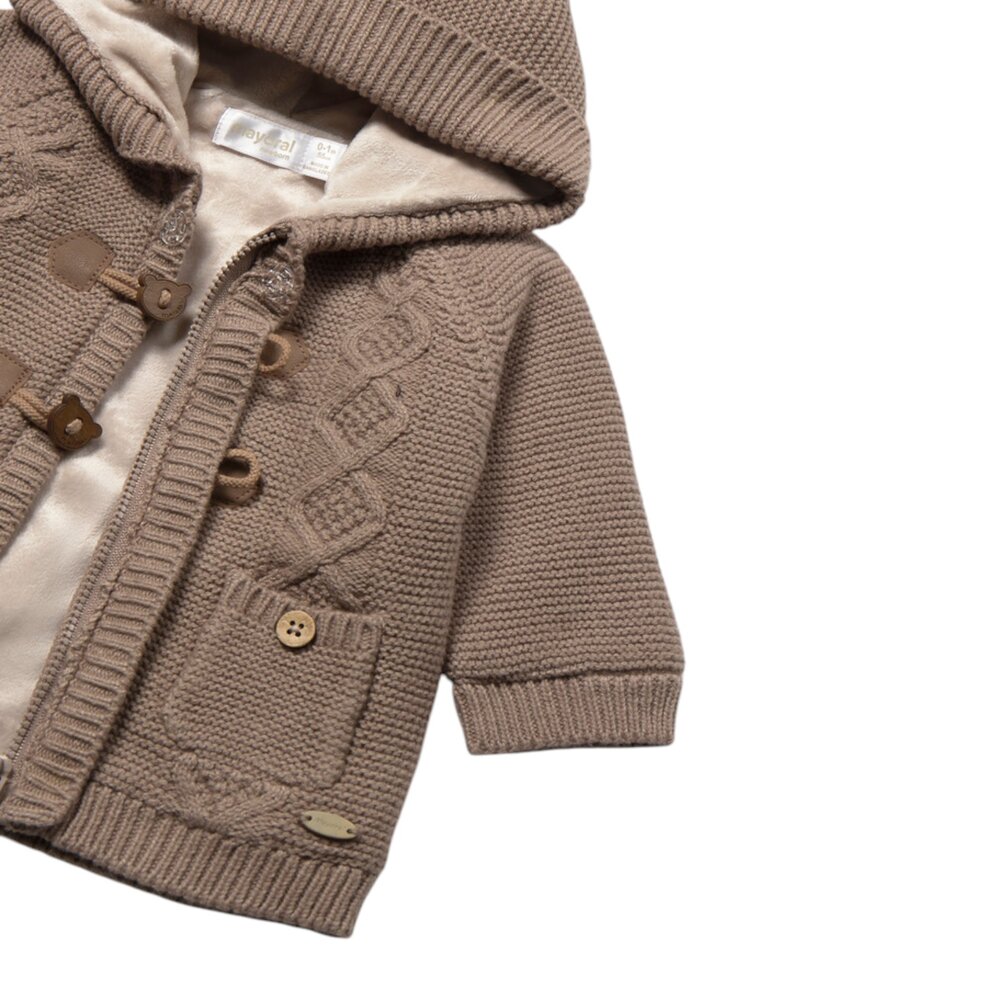 Knit cardigan brown Knit cardigan brown