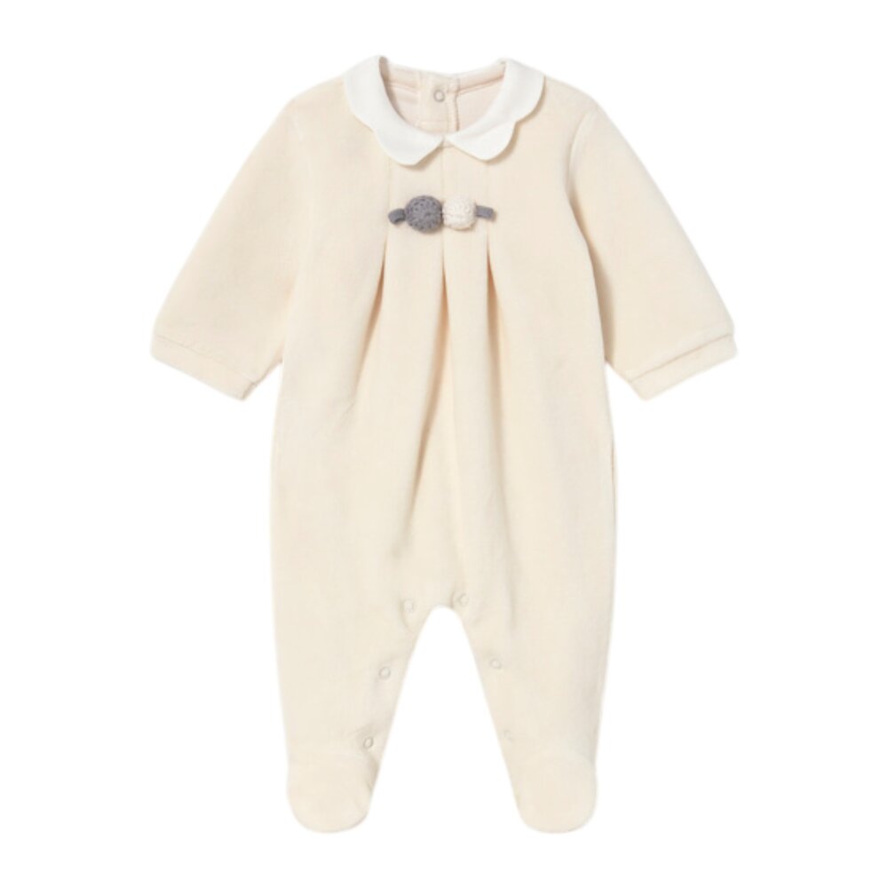 velour collar romper set Pottery