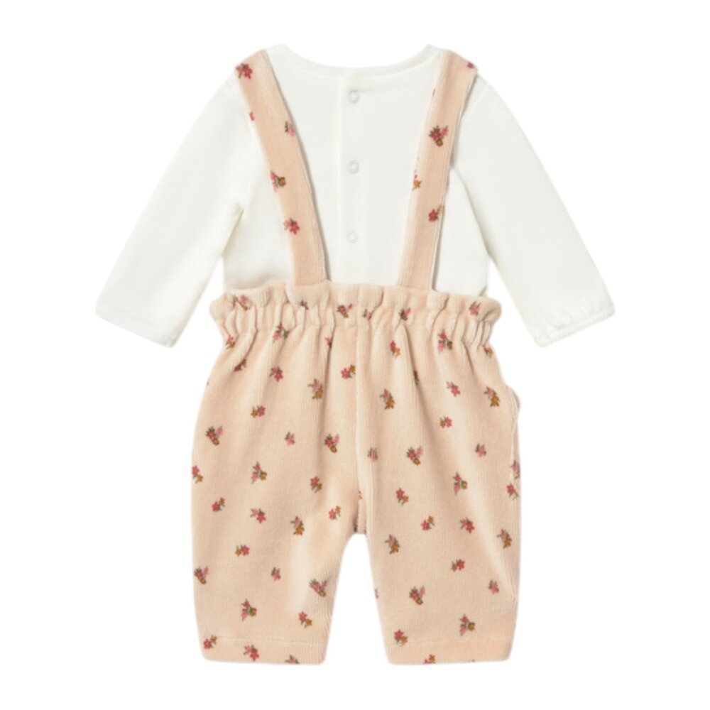 Overall and t-shirt set Oat