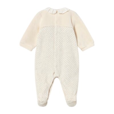 velour collar romper set Pottery