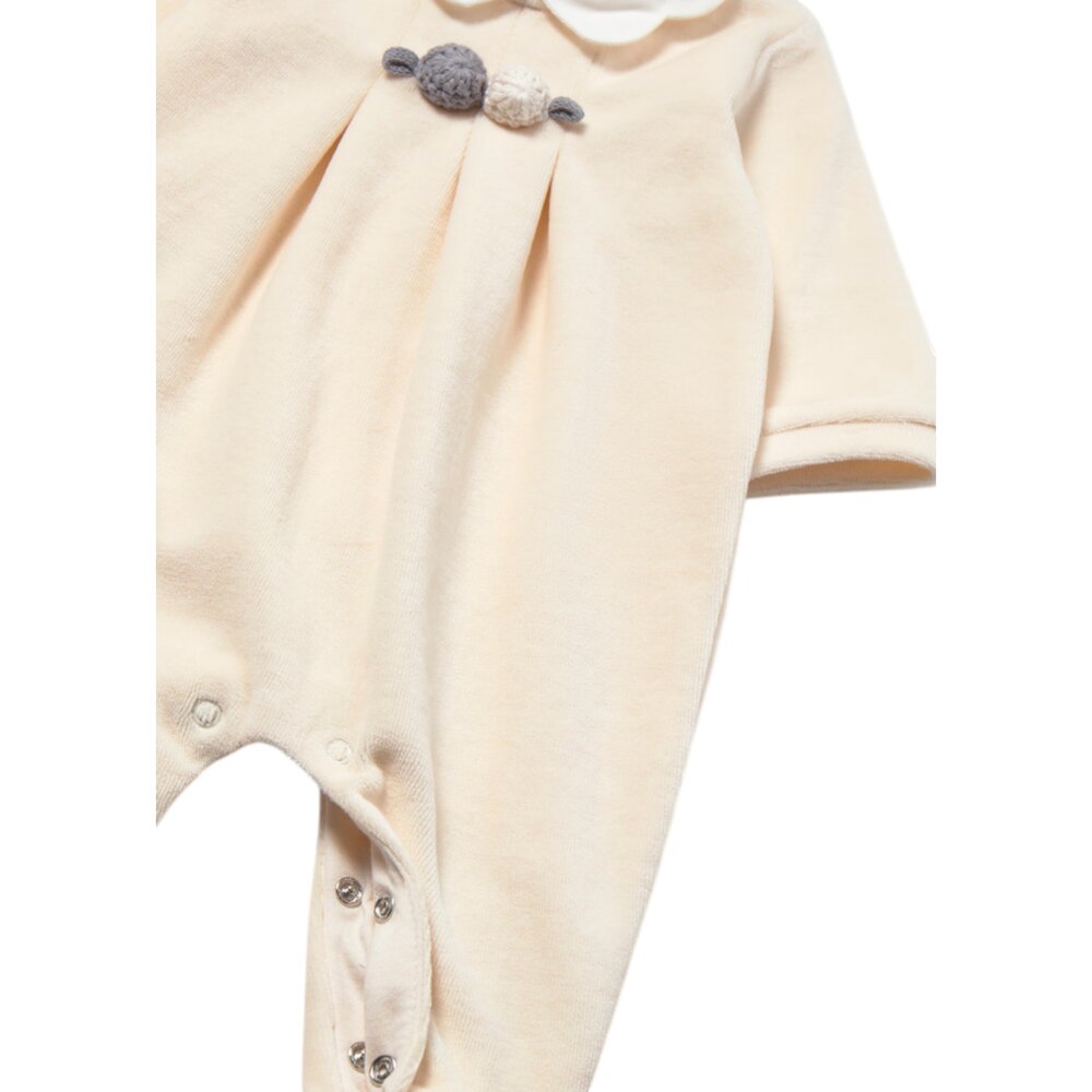 velour collar romper set Pottery