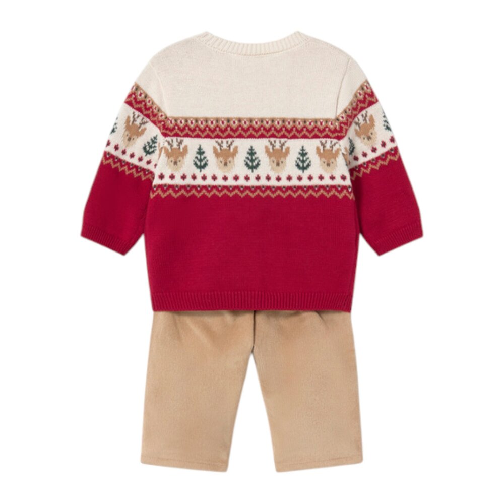 Jersey and long trousers set red Jersey and long trousers set red