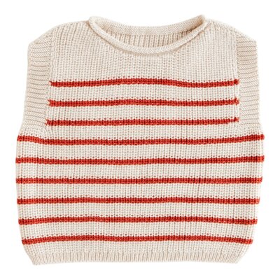 Vest Harvey cream+red Vest Harvey cream+red