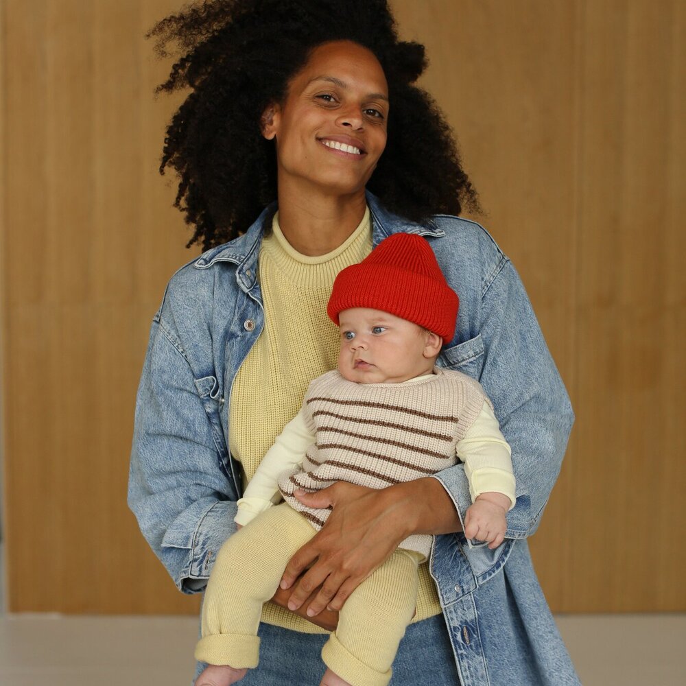 Vest Harvey cream/mocha