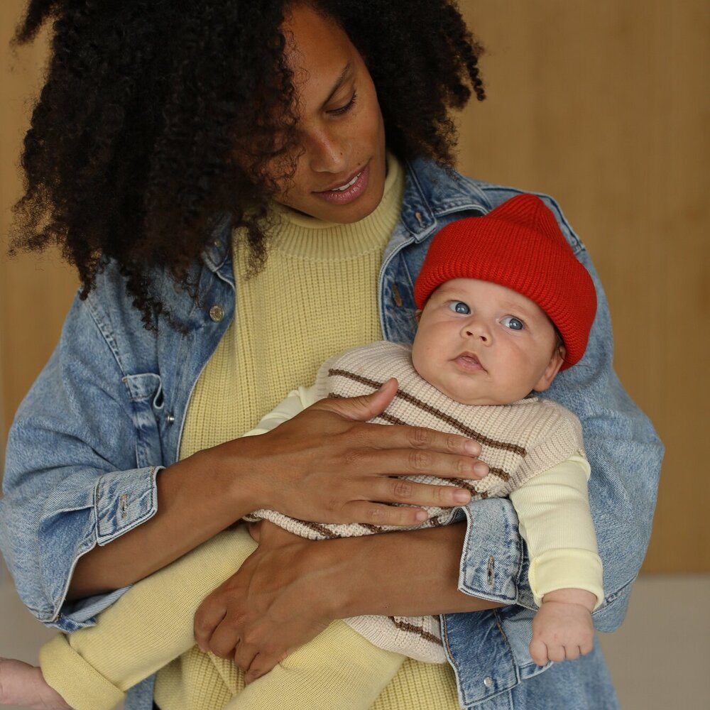 Vest Harvey cream/mocha