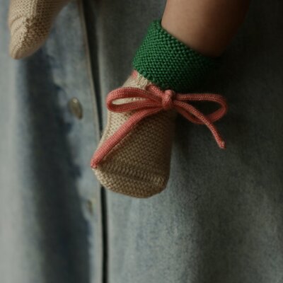 Original booties cream/grass Original booties cream/grass