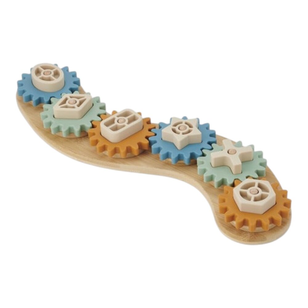 Tickit Silisoft Tandwiel Puzzel (Neutrale Kleuren) - Pk4