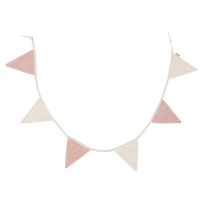 Vlaggenlijn 200x17cm Wild Rose/Ivory Vlaggenlijn 200x17cm Wild Rose/Ivory