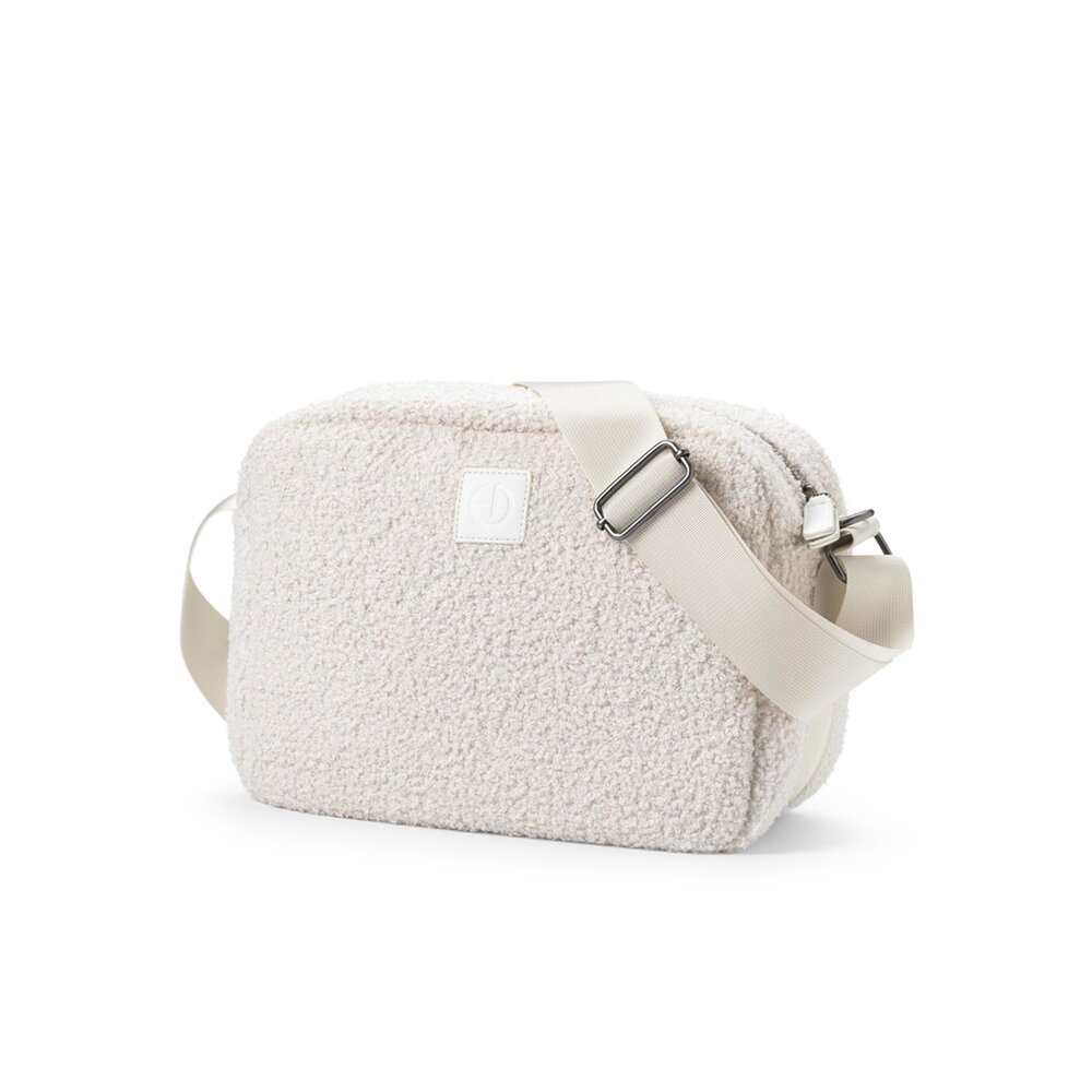 Crossbody Bag White Bouclé Crossbody Bag White Bouclé