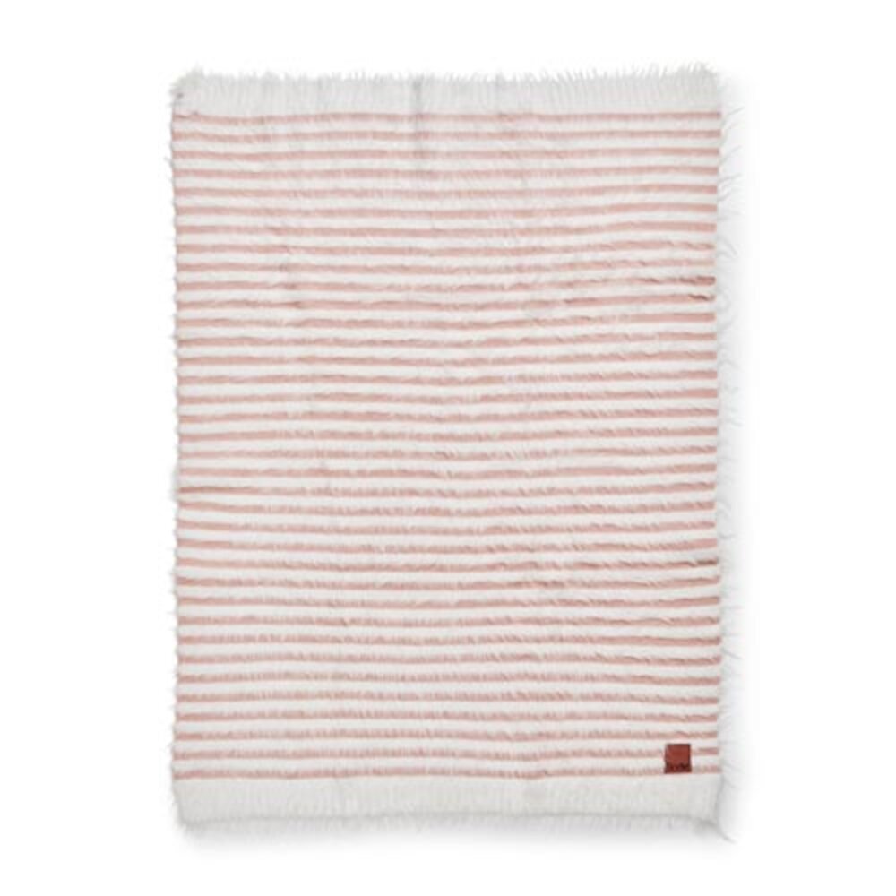 Furry Knit Deken Faded Rose Furry Knit Deken Faded Rose
