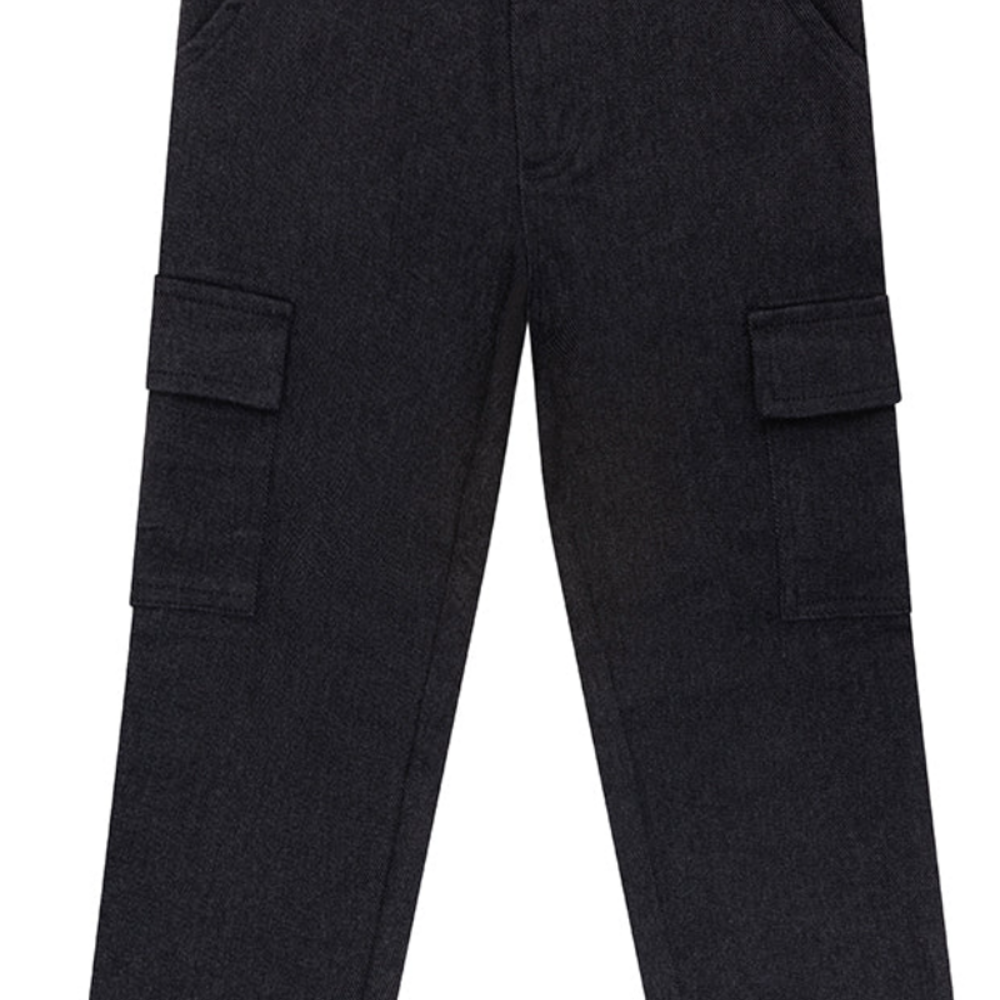 Broek met zakken Anthracite