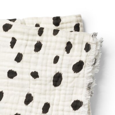 Hydrofiel Baby Deken Dalmatian Dots Grande Hydrofiel Baby Deken Dalmatian Dots Grande